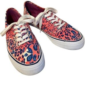 Joe Boxer Pink Leopard Print Sneakers 7